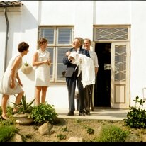 Barnedåb hos Bodil og Børge 23-6-1968 - Agfa IF 604-film - 2_Restored