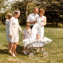 Barnedåb hos Bodil og Børge 23-6-1968 - Agfa IF 604-film - 4_Restored