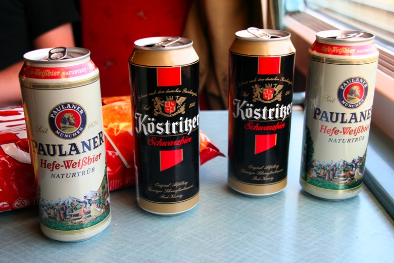 Paulaner Hefe-Wei&szlig;bier<br>K&ouml;strizer Schwarzbier